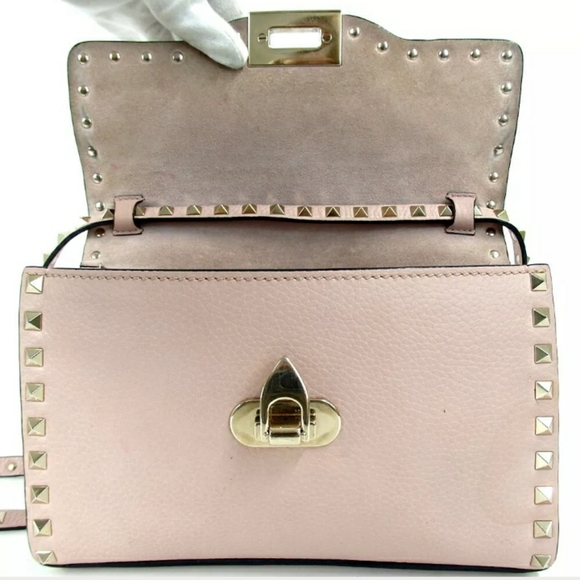 AUTHENTIC VALENTINE GALVANI ROCK STUD SHOULDER BAG - Picture 5 of 9